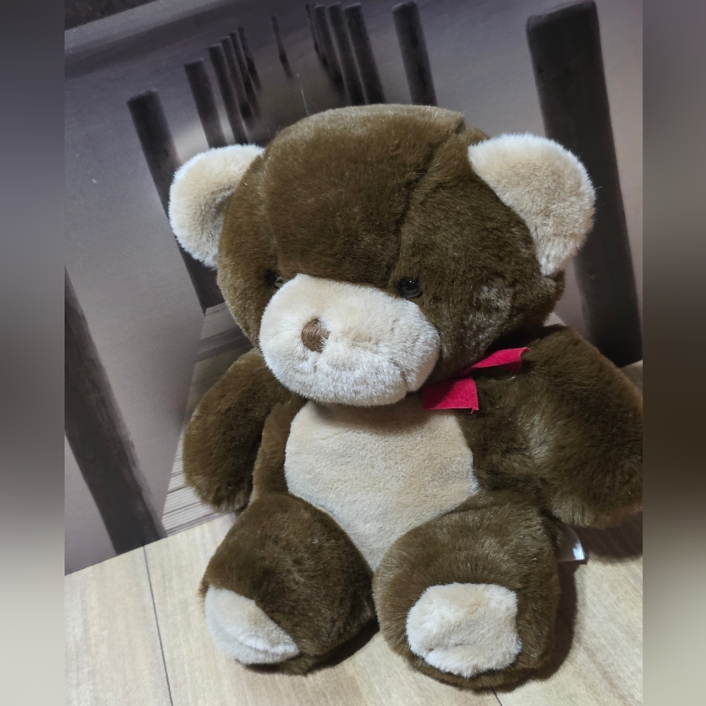 Vintage Teddy Bear 1982 AMC Made In Korea Stuffed Animal